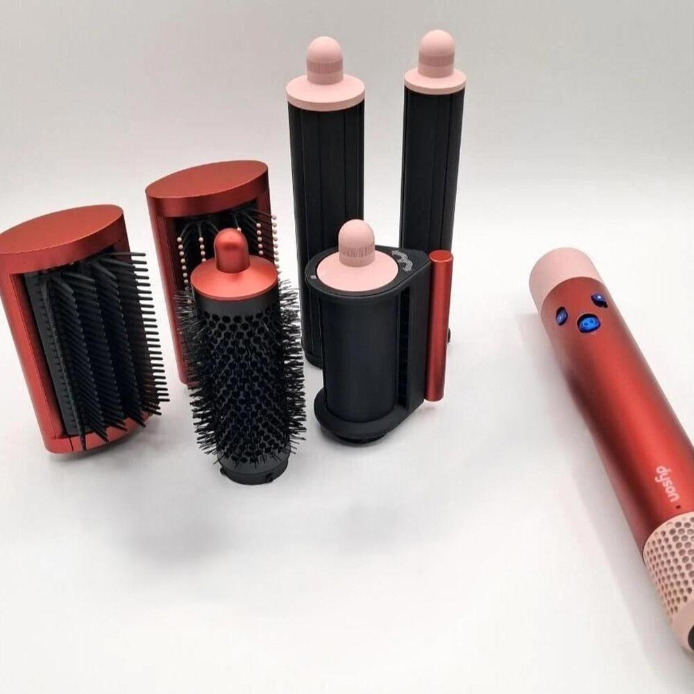 Dyson Red and Pink Multi Attachments Hair Styling Set